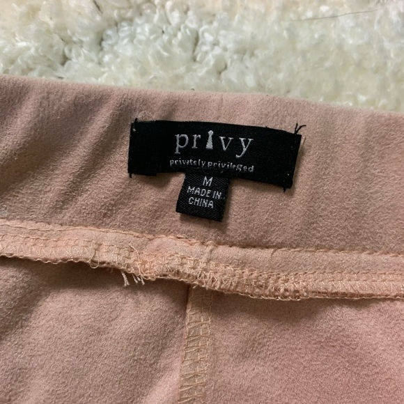 Y2K Privy Privately Privileged Dusty Pink Velvet Zipper Track Suit woman’s XS - Picture 13 of 16